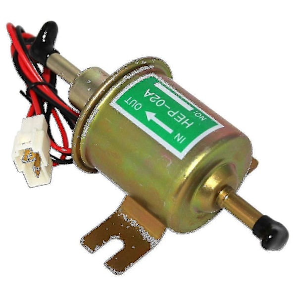 Universal 12V Bränslepump Hep-02a Elektrisk Bensin Lågtryck Råoljepump