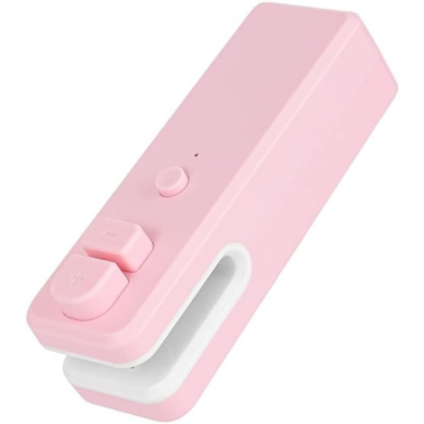 Mini 2-i-1 Värmeförseglare och Förseglare (Rosa), Hand