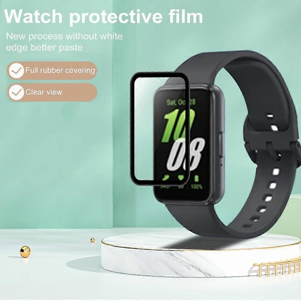 2 kpl Kellon Suojakalvo Galaxy FIT 3:lle Kirkas Täysi Peitto Näytönsuoja Naarmuuntumaton TPU Pehmeä Suoja Räjähdyssuojattu 3D Kaareva Herkkä Kosketus B