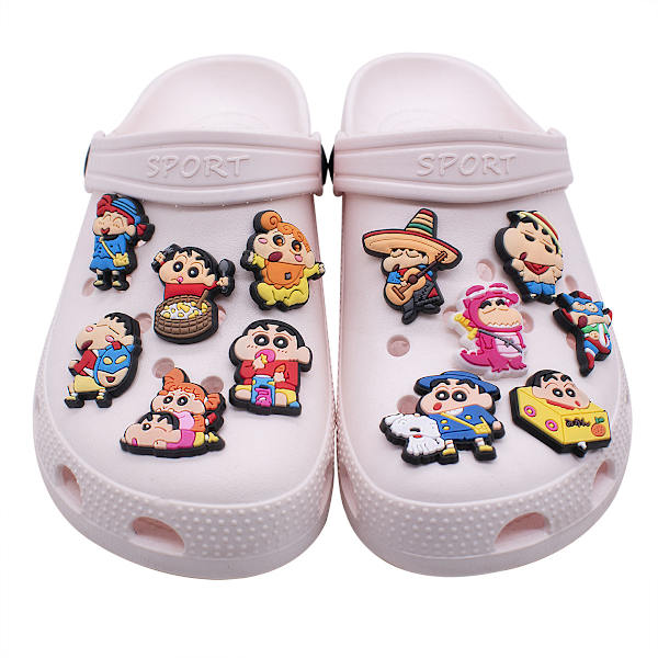 25 st Unisex Skocharm, Flerfärgade