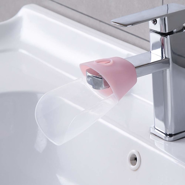 2-pack (Rosa) Kranförlängare för Småbarn - Barnbadkar & Handfat
