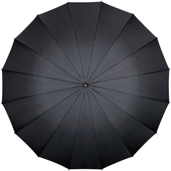 Cane Umbrella Large Robust Automatic Open black