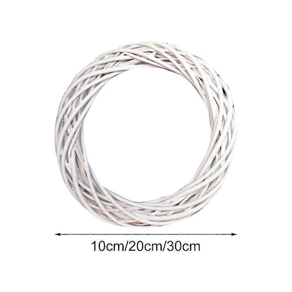 Punottu seppele DIY Hieno luova kukka-asetelma Seppeleaskartelutarvikkeet festivaaleille 30cm