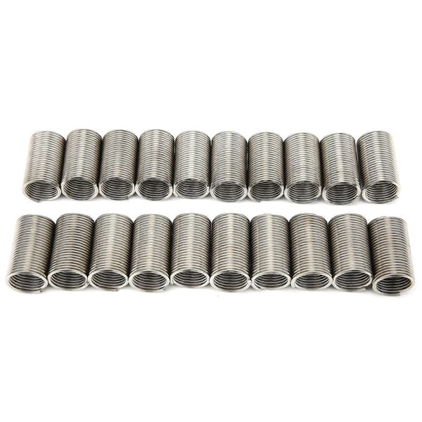 20 stk. gevindindsatser SUS304 rustfrit stål skrue muffe reparationssæt M14 x 1,5 x 3D