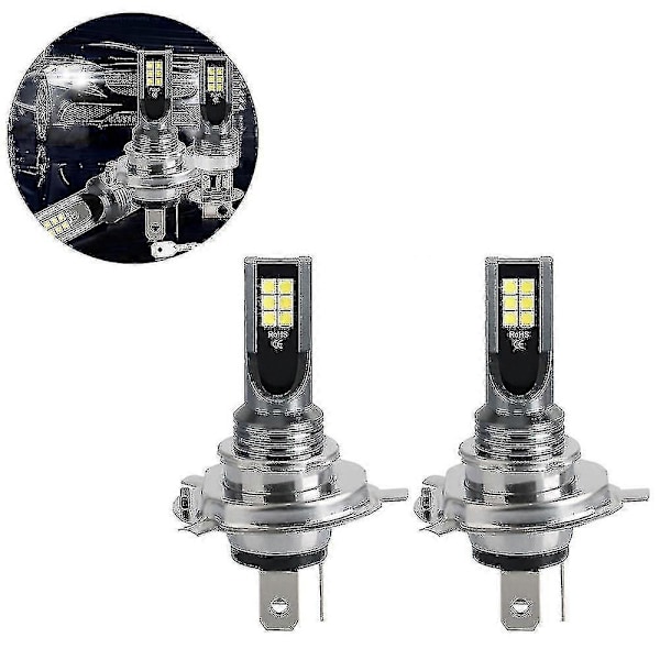 H4/9003 LED-strålkastare Glödlampor LED H4 Strålkastare Bil Glödlampor H4 Bil Strålkastare Ljusstark LED Bil Glödlampor H4 LED Strålkastare
