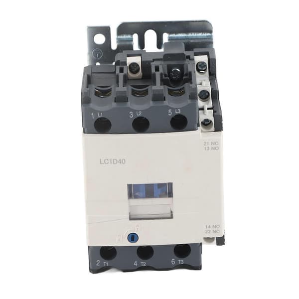 LC1D40 NY Elektrisk 50/60Hz 3-polig Spole AC-kontaktor 220V 40A
