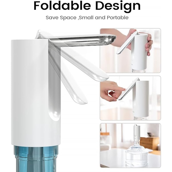 ##/Vanddispenser 5 Gallons Vandflaske Pumpe USB Opladning Automatisk Drikkemands Vandpumpe##/