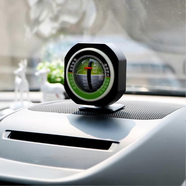 LED Bil Inclinometer Hög Noggrannhet Inbyggd LED Justerbar Vinkel Lutningsmätare