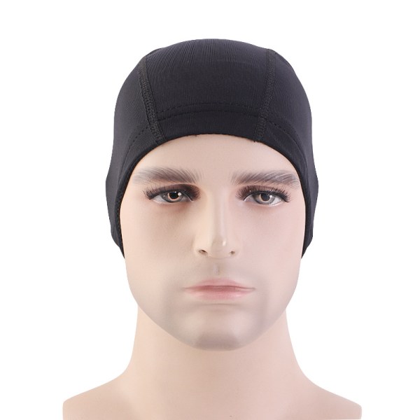 /#/Svart mesh dome cap-hette for parykkfremstilling elastiske hårnett med bredt elastisk bånd 5 stk/parti/#/