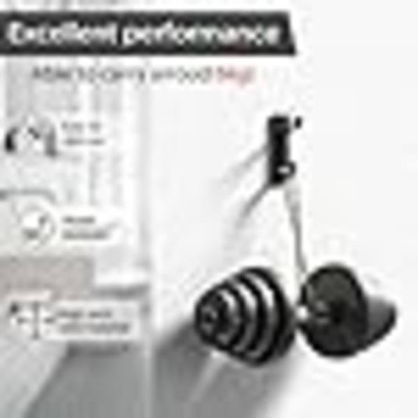 ##/Sorte, 4 Pak Selvklæbende Kroge, Klæbende Kroge Ekstra Stærke##/