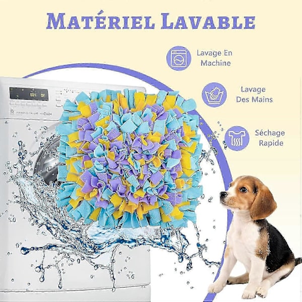 Snusematte for hund, Snusematte for hund, Snusematte for hund, Snusematte for hund, Snusematte for kanin (Gul Blå Lilla)