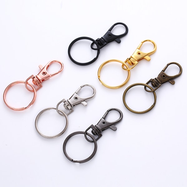 Six color dog buckle+25 aperture rotating dog buckle key buckle