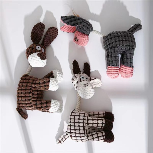 Plush-lelu ja kangas koiralle - Powder