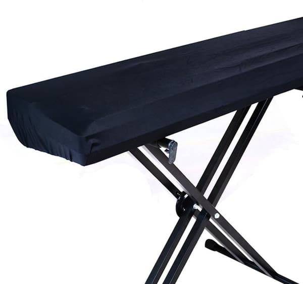 88-Tasters Strekkbart Digitalt Pianotastaturdeksel, Svart
