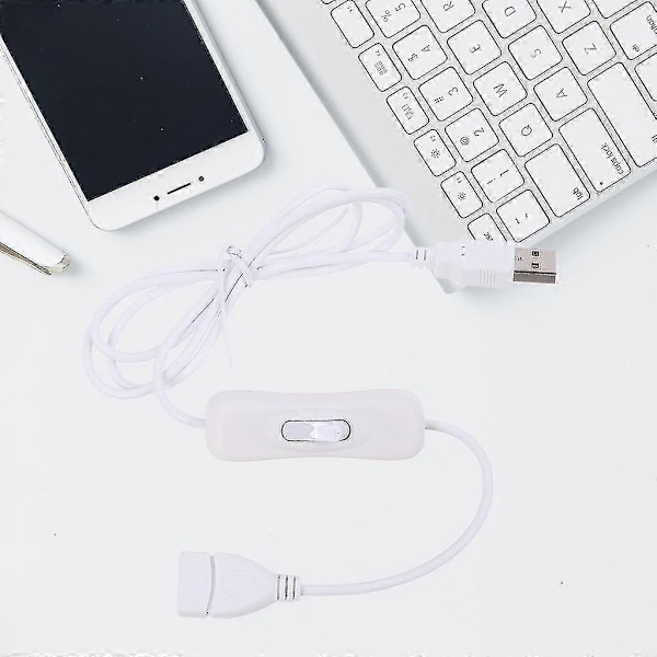 Usb 2.0 Han til Hun Kabel med Kontakt Kabel Forlænger Toggle til Strømforsyning