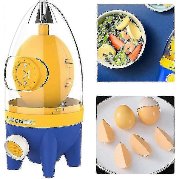 Äggvispare Manuell Äggmixer Äggtillverkare Gulmixer Med Dragsko För Hårdkokta Ägg