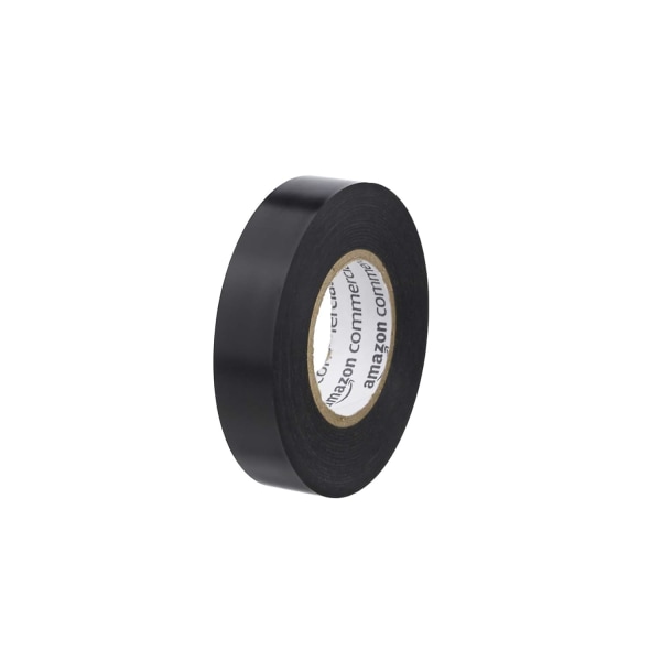 6 stycken, eltejp, svart filmtjocklek 0,18 mm bredd 19 m