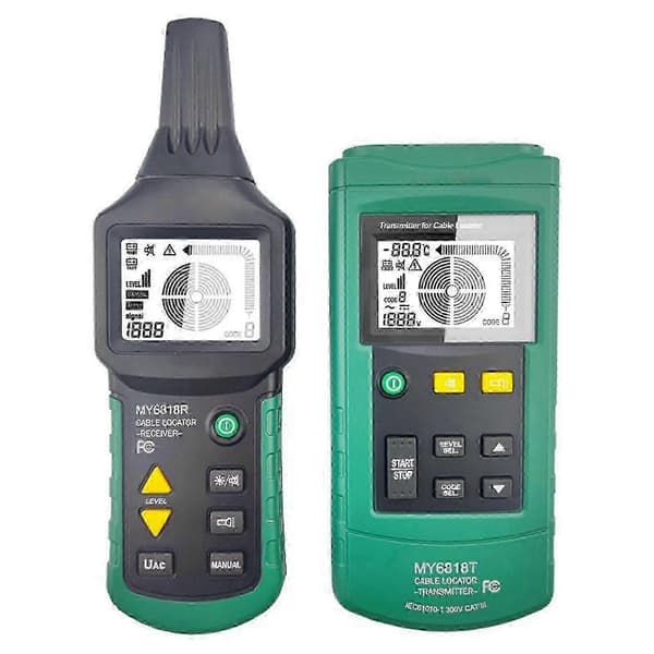 My6818 Kabel Metallrør Lokalisator Detektor Tester Linje 125khz