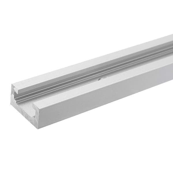 Universal T-skinne Aluminium Legering Multifunktionel 1220mm Hvid Farve T-slot