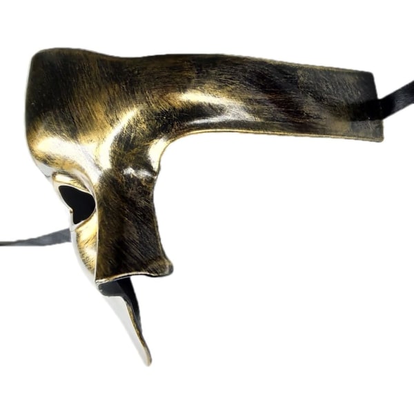 (Musta Kulta) Vintage Masquerade Mask Fantom Oopperasta Yksi Silmä