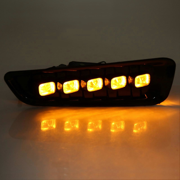 1 par bil LED kjørelys blinklys dobbel modell DRL for Raptor 16?18