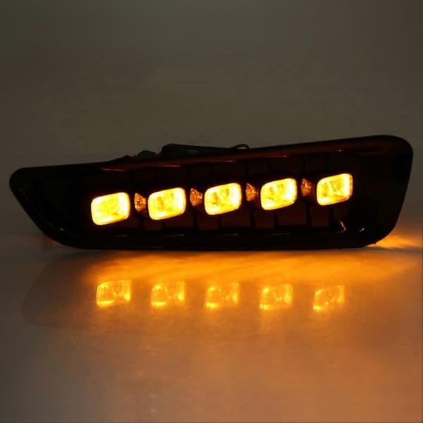 1 par bil LED varselljus blinkers dubbel modell DRL för Raptor 16?18