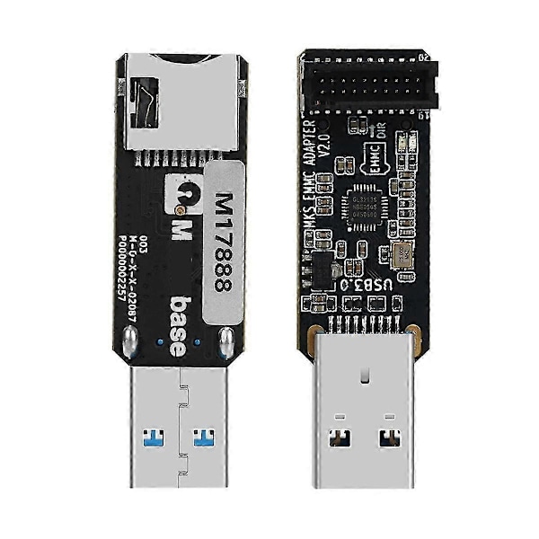 For MKS EMMC-ADAPTER V2 USB 3.0 Kortlæser til MKS EMMC Modul Micro-SD TF Kort MKS Pi MKS SKIPR