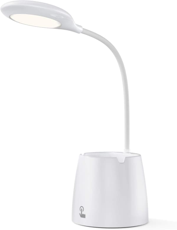 LED skrivebordslampe, dimbar LED bordlampe, nattlyslampe med St