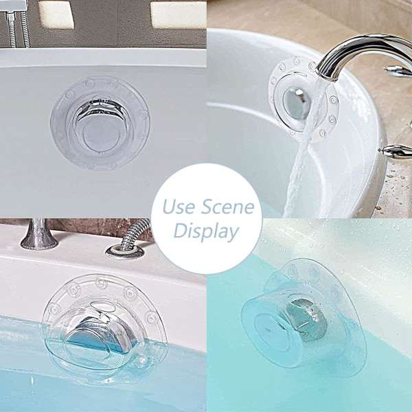 Silikon Badekar/Vask Sink Stopper - Klar Farge for Kjøkken, Bad
