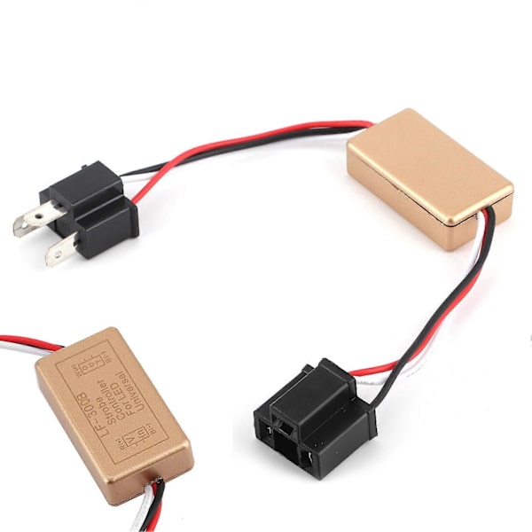 LF?300B Stroboskopmodul H4 Sockel Burst Flash-läge för LED-strålkastare Dimljus