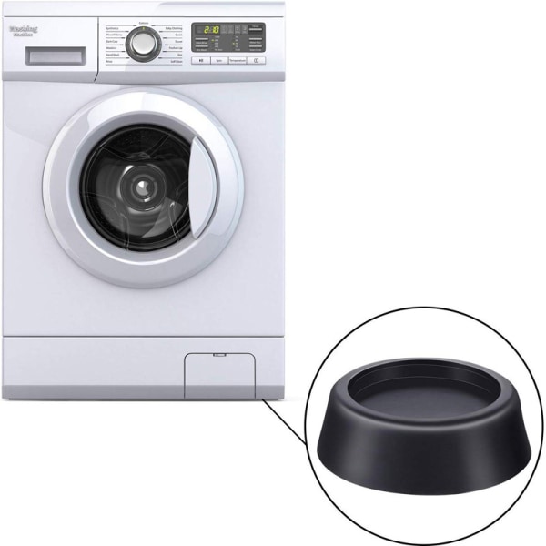 4 STK Gummivibrasjonsdempere for vaskemaskiner 4X tørketrommel