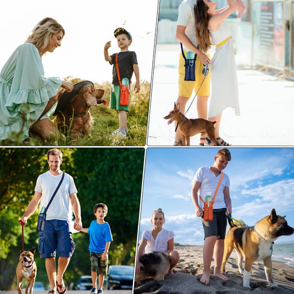 1-pack bärbar vattenflaskhållare med justerbar axelrem lämplig för sport vandring camping etc.