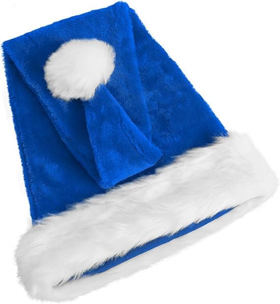 ##/Jultomteluva 75CM - Blå, Vuxen Jultomteluva##/