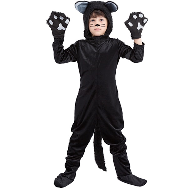 ##/L, Maskerade Dyre Sort Katt Ytelse Kostyme##/