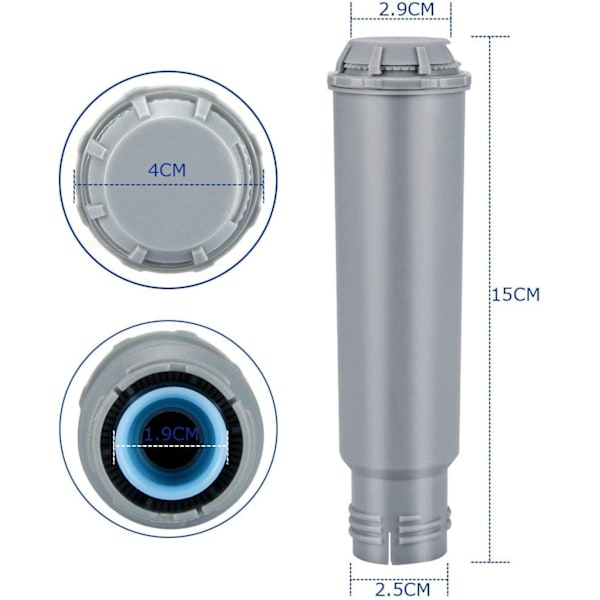 Krups Claris F088 Blå Vattenfilter, Aktivt Kolfilter