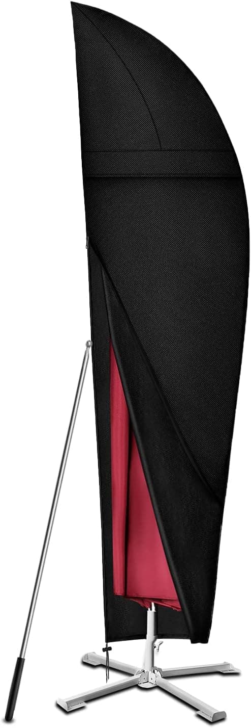 Cantilever Parasol Cover fra 2,7m til 3,4m, (265x40/70/50cm) Bla
