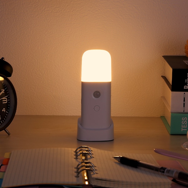 Genopladelig LED Natlampe til Voksne, 2000mAh Indendørs Bevægelsessensor