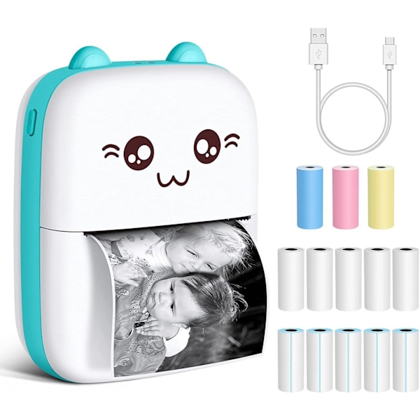 Mini printer fotoprinter til smartphone WiFi-printer