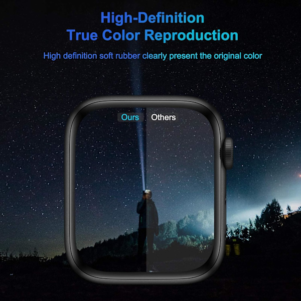 [3 Pak] Skærmbeskytter til Apple Watch Series 6/SE/5/4 44mm, 3
