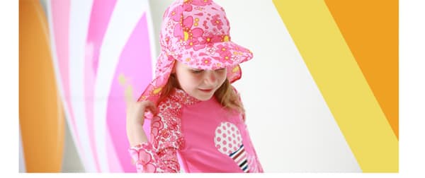 ##/Baby & Toddler Solhatt UPF 50+ Badmössa Halsklaff Justerbar Hakrem UV-skyddande Solhattar##/