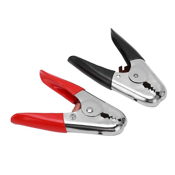 Par 600AMP Sort Rød Booster Startkabel Klemmer Batterioplader Clips Universal til Bil