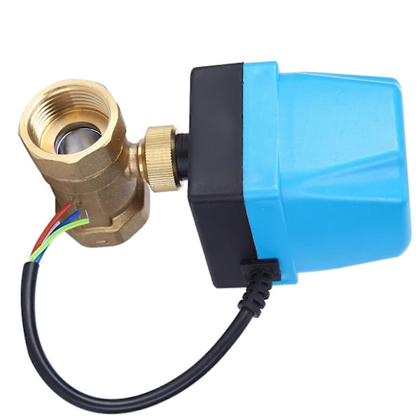 Elektrisk kuleventil 2-veis 3-leder 2-kontroll IP68 Beskyttelse Synkronmotor Blå AC220V G1-tomme