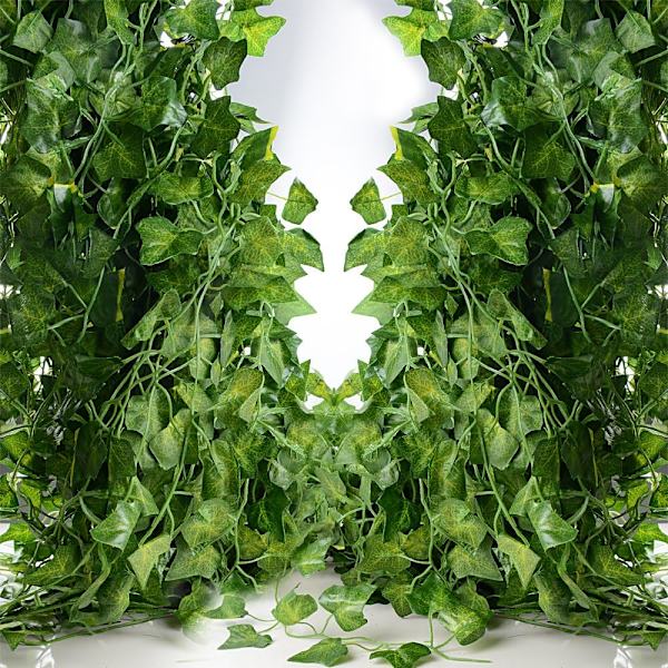 ##/12 stk*2m Kunstig Ivy-plante Udendørs Falsk Ivy Kunstigt Løv##/