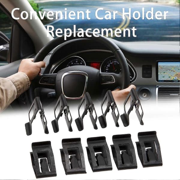20 stk. Dashbord Trim Clip Metall Universal Enkel Installasjon Frontkonsoll Dash Holder Klemme Erstatning Biltilbehør
