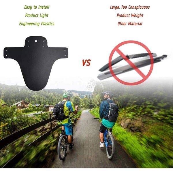 Cykelskärmar, 4 stycken Fram och Bak Kompatibla MTB-skärmar
