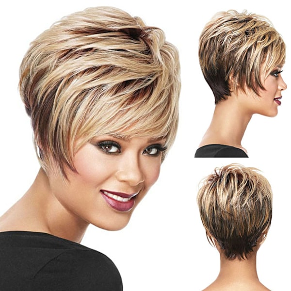 ##/Hårparikk av ekte hår (Lys blond)##/
