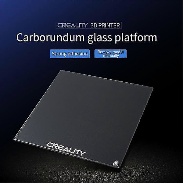 Creality Carborundum Glasplatta Plattform Uppvärmd Bädd Byggyta för Ender-3 3D-skrivardel