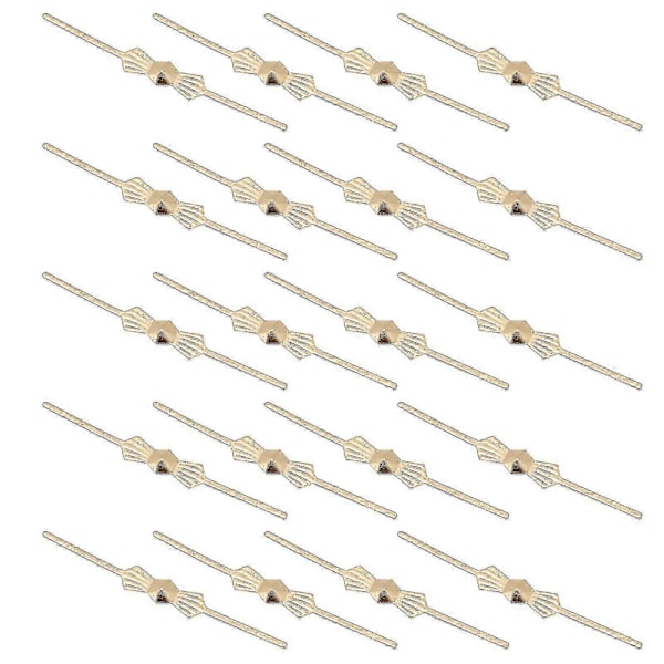 200 stk. Kædelampe Beslag Pins Krystal Prisma Pins Kædelampe Krystal Prismer Clips
