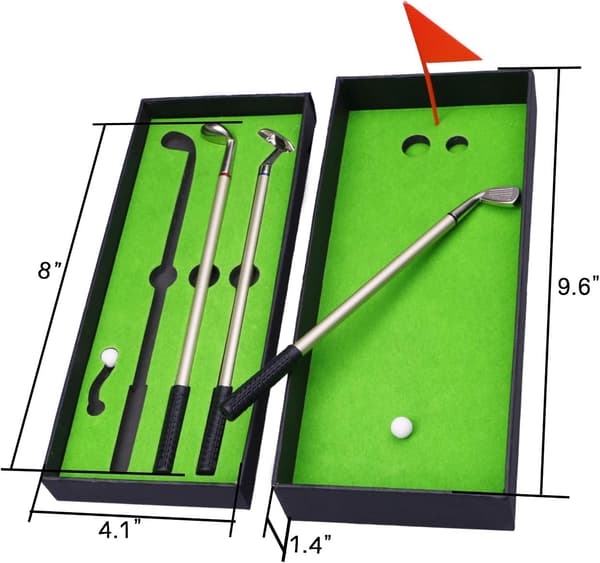 Golf Pen Gaveæske Seje Kontor Gadgets Skrivebordstilbehør til M