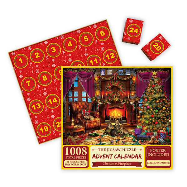 ##/Christmas Puzzles, 1008pcs Christmas Puzzles, 24 Days##/